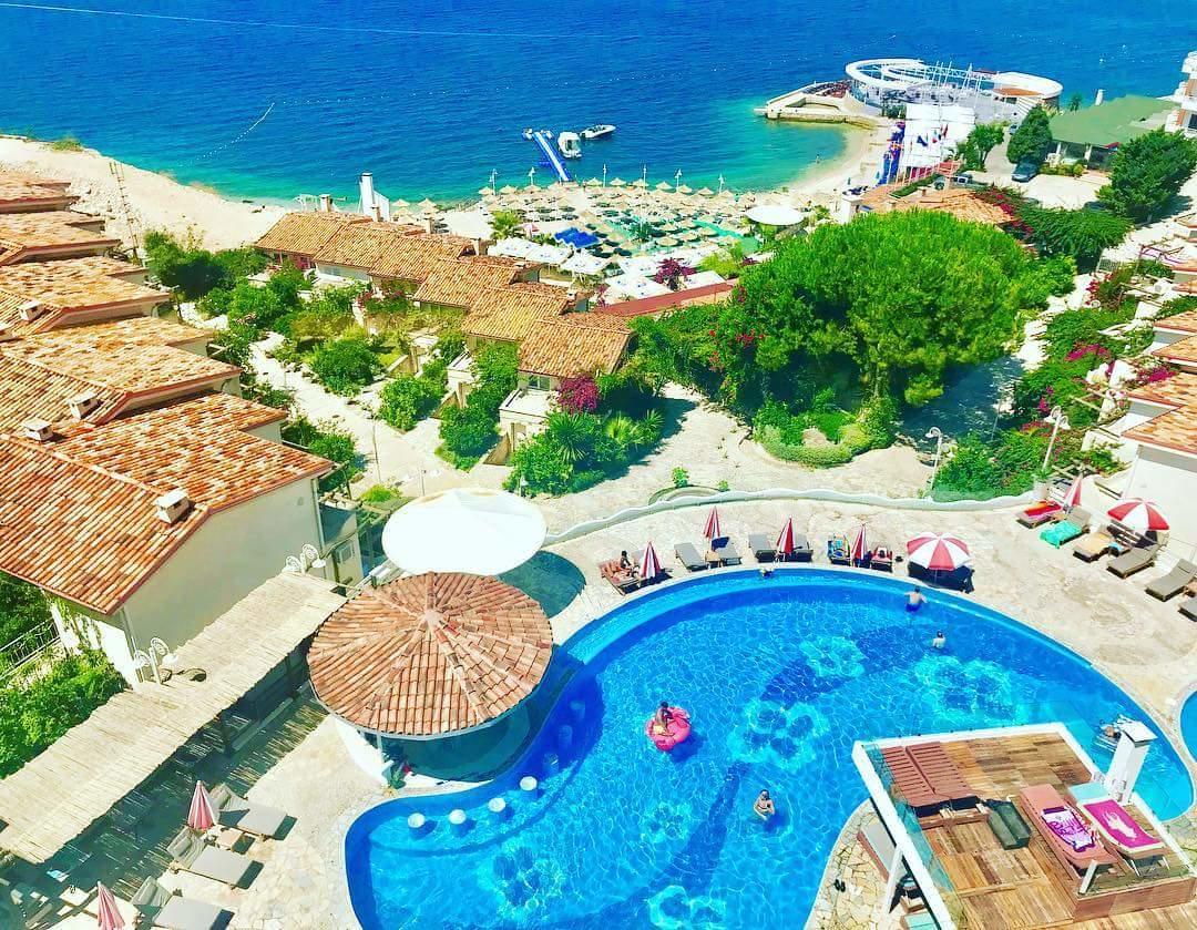 Bougainvill Sunset Villa Saranda Extérieur photo